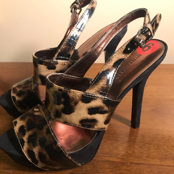 cheetah platform heels